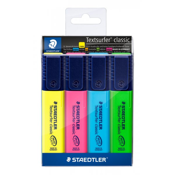 Markeerpen Textsurfer InkJet - 4 stiften