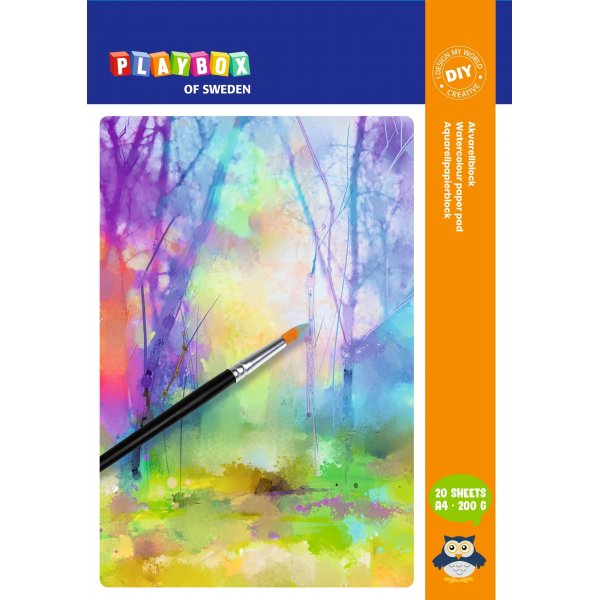 Aquarelblok A4 - 20 vellen