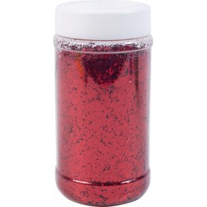 Glitterstrooi grof rood Glitterstrooi grof rood
