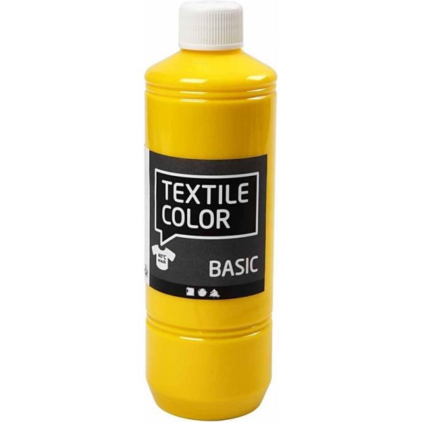 Textielkleur textielkleur - primair geel - 500 ml Textielkleur textielkleur - primair geel - 500 ml
