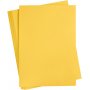 Gekleurd karton - zonnegeel - A2 - 180 gr - 100 vellen
