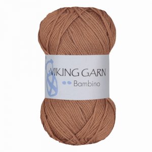 Vikinggaren Bambino 50g - Lichtbruin (409) Vikinggaren Bambino 50g - Lichtbruin (409)