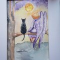 Klant imago Aquarelblok Gelijmd Ruw bosje Bogen 300g - 23x31 cm
