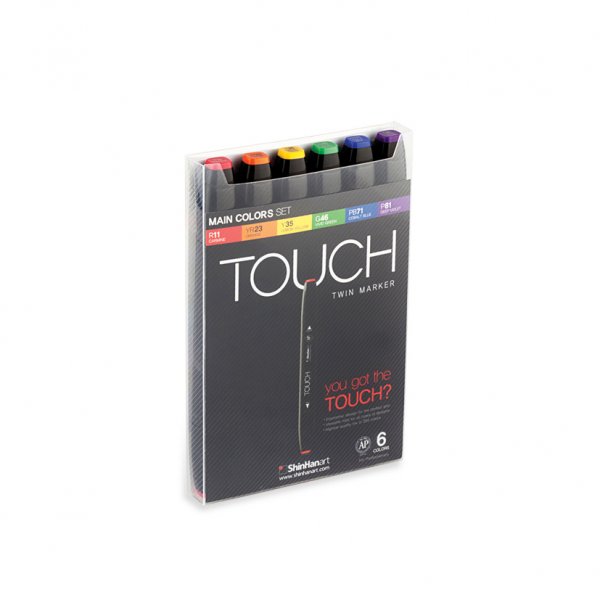 Touch Twin Marker 6st - Hoofdkleur