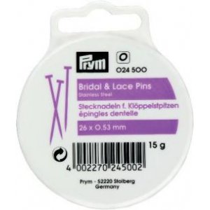 Bruids- en kantspelden roestvrij staal 0,53x26 mm 15 g Bruids- en kantspelden roestvrij staal 0,53x26 mm 15 g