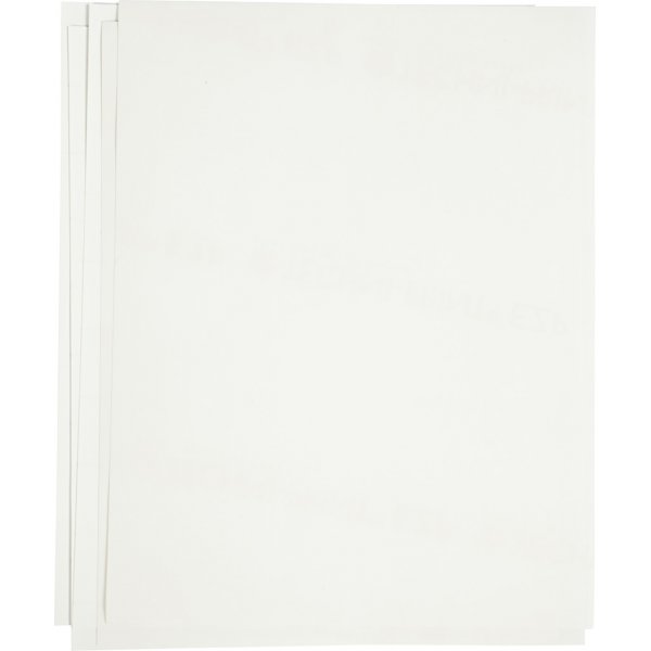 Transfervel - wit - voor licht en donker textiel - 12 vellen Transfervel - wit - voor licht en donker textiel - 12 vellen