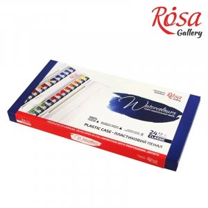 Aquarelverfset ROSA Gallery - Plastic doos 24 x 2,5 ml Aquarelverfset ROSA Gallery - Plastic doos 24 x 2,5 ml