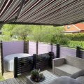 Klant imago Zonweringstof gemêleerd - Paars gemêleerd - 132 cm