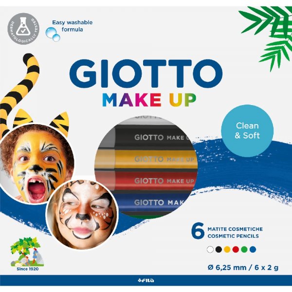 Make-up potlood Giotto 6-pack - Klassiek