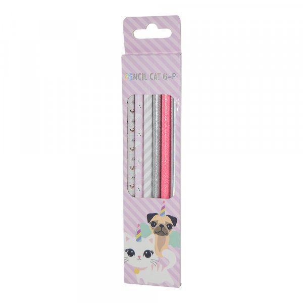 Potloden 6-pack - katten