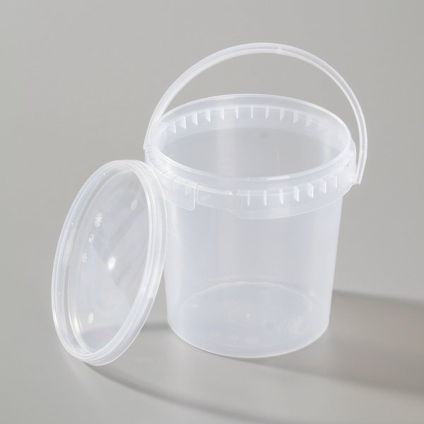 Lege container  120 mm h 120 mm - transparant 1000 ml