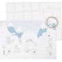 Kartonnen kerstkalender - 30 st