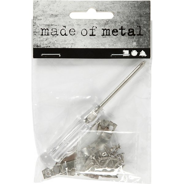 Beslag - zilver - 10 st