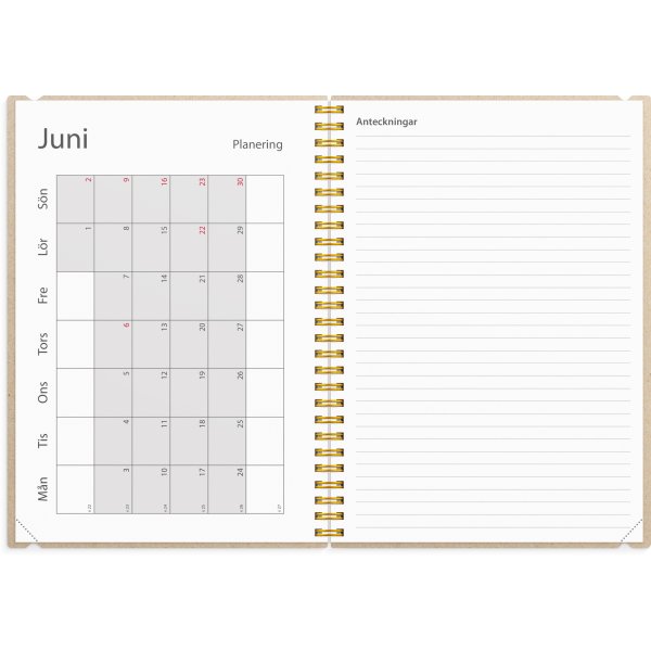 Kalender 24/25 Studie - A5 - Verhaal bordeaux