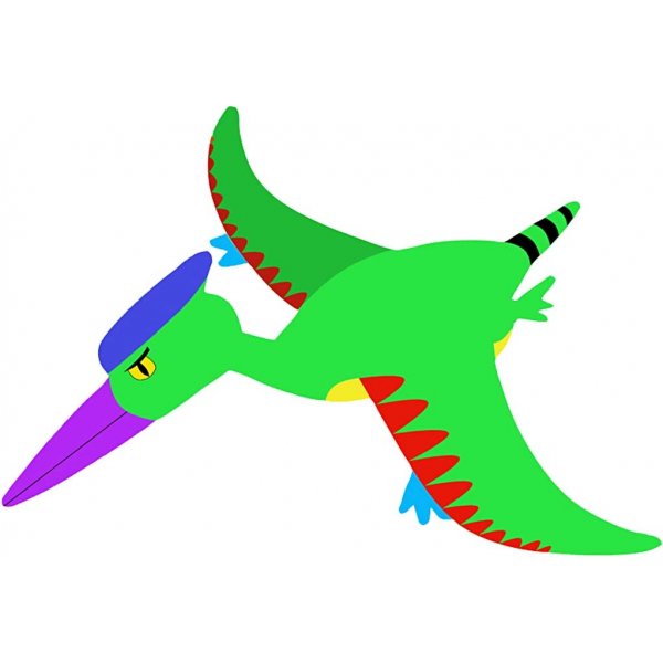 TeACH Me kartonnen figuren - Dinosaurussen - wit - 16 st