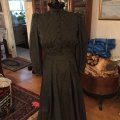 Klant imago Katoenstof "Dots small" Zwart - 147 cm