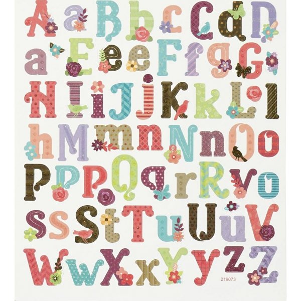 Stickers - het alfabet