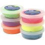 Silk Clay - neonkleuren - 6 x 14 gr