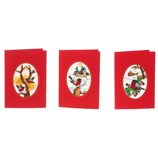 Borduurpakket Kerstkaart - Domherrar