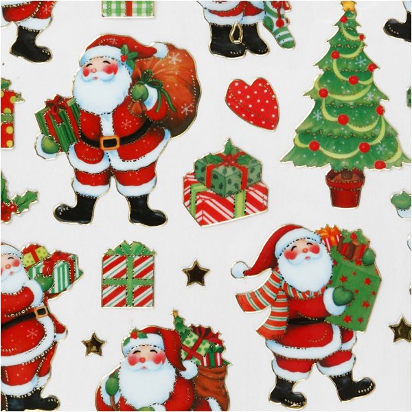 Stickers - klassieke kerstfiguren Stickers - klassieke kerstfiguren