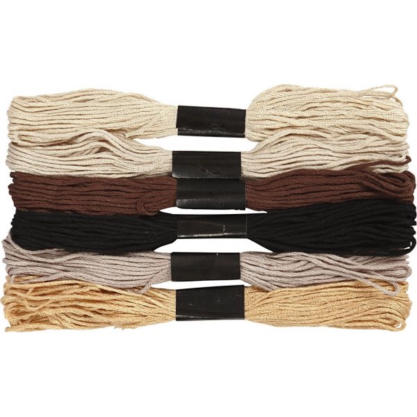Harmoni Borduurgaren - naturel - 6 bundels