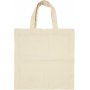 Stoffen tas - lichte natuur - 27,5x30 cm - 5 st