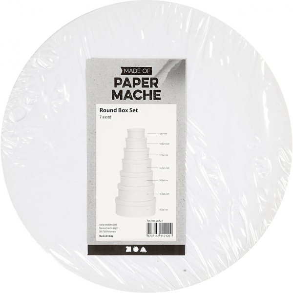 7-in-1 ronde dozen - wit 7-in-1 ronde dozen - wit