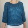 Klant imago DROPS Kid-Silk Uni Color garen - 25g - Petrol (24)