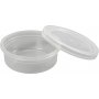 Plastic potje met deksel - 45 ml - 20 st