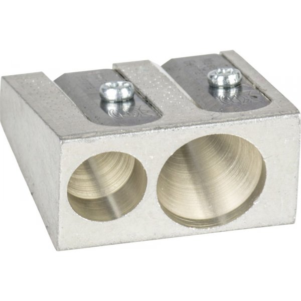 Metalen puntenslijper, dubbel