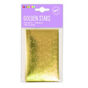 Gouden sterren 108 stuks 25 mm