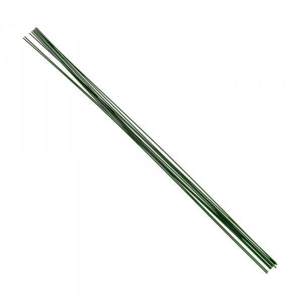 Binddraad 1,2 mm / 40 cm - groen 10-pack