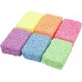 Zacht schuim - neonkleuren - 6 x 10 gr