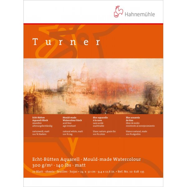 Aquarelblok Hahnemhle Wturner 300g mat