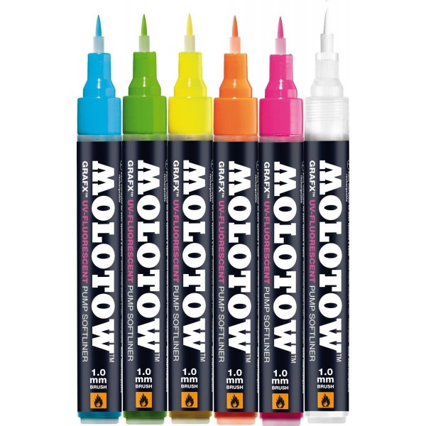 Molotow GRAFX Softliner UV-Fluorescerend