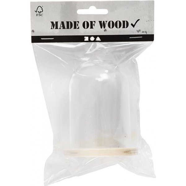 Beker op houten voet - Ø6 cm Beker op houten voet - Ø6 cm