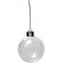 Glazen bollen - transparant - 8 st