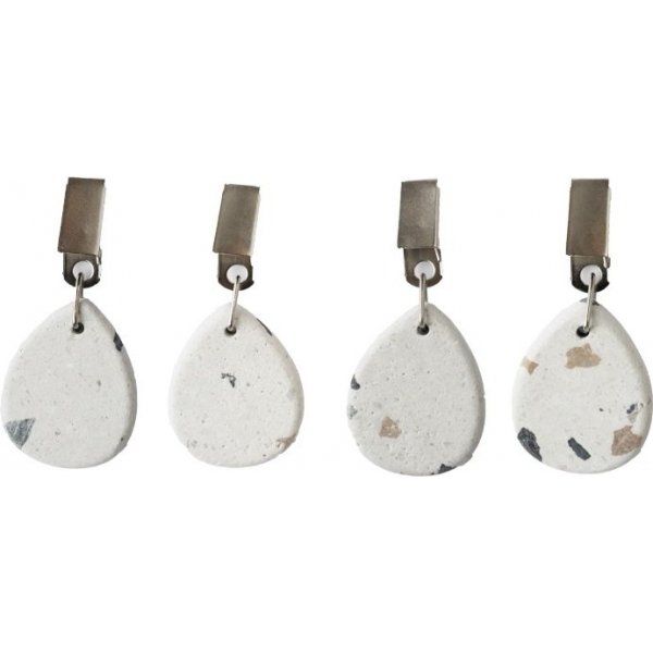 Doekgewicht Drop terrazzo 4-pack