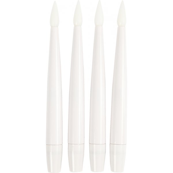 Kunststof LED-kerstboomlampjes - 4 st Kunststof LED-kerstboomlampjes - 4 st