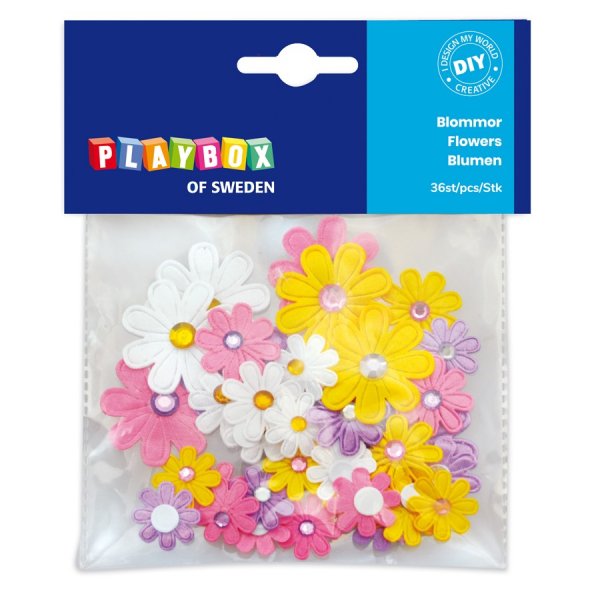 Bloemen zelfklevend