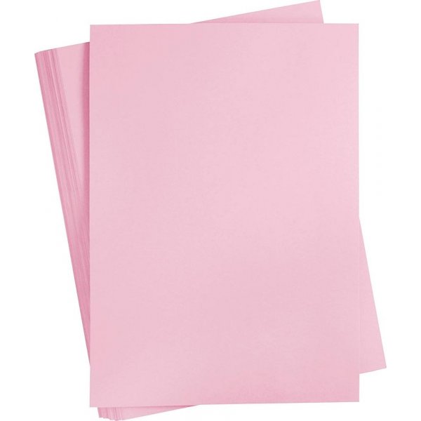 Gekleurd karton - lichtroze - A2 - 180 gr - 100 vellen