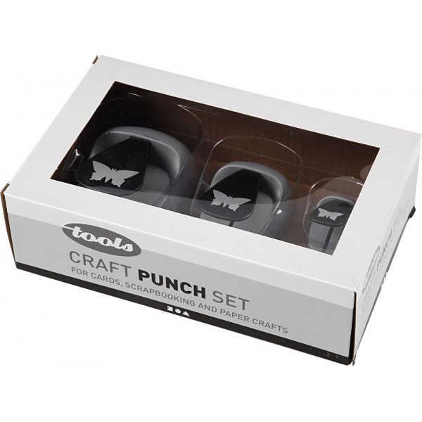 Laag-op-laag ponsen - Vlinder - 3 st Laag-op-laag ponsen - Vlinder - 3 st