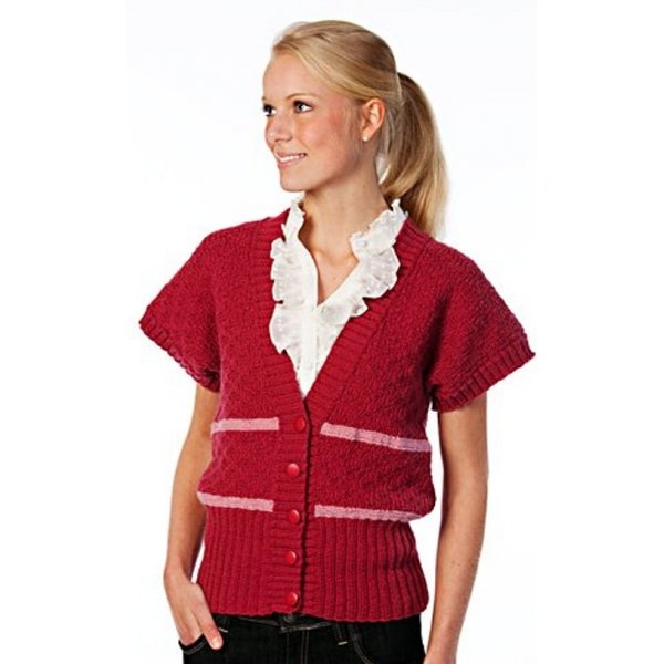 Breipatroon - Vest met korte mouwen