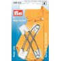 Babynaald RVS wit 55 mm 4 st