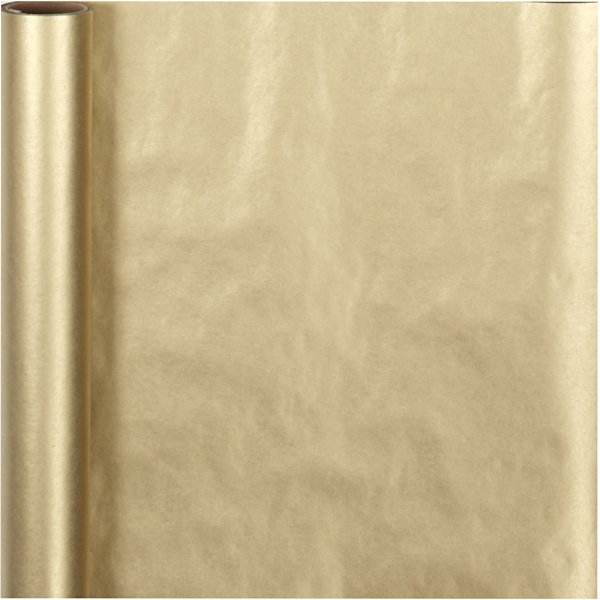 Cadeaupapier - goud - 5 m
