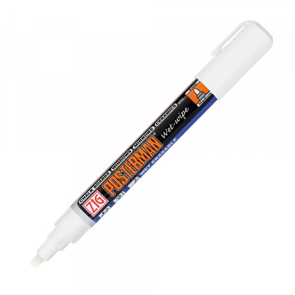 Markeerpen ZIG Posterman Wet-Wipe 2mm