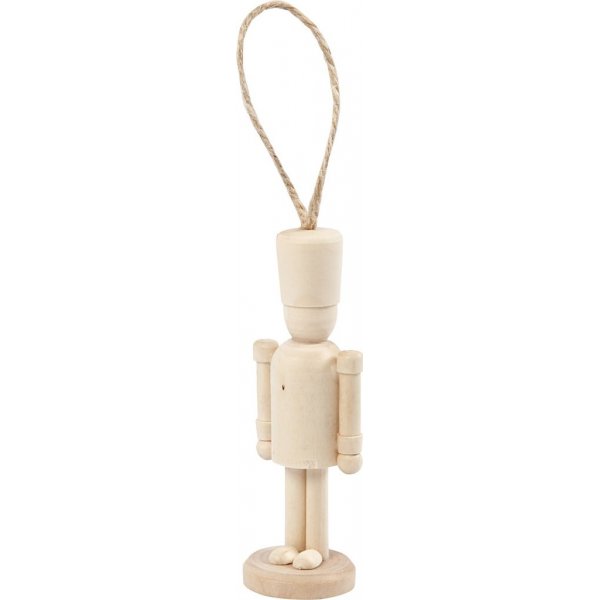 Figuur met ophangkoord - hout