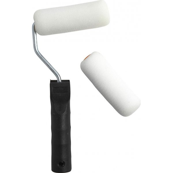 Verfrollers met handvat - B10 cm