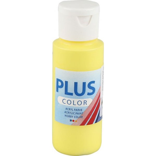 Plus Color Hobbyverf - primair geel - 60 ml