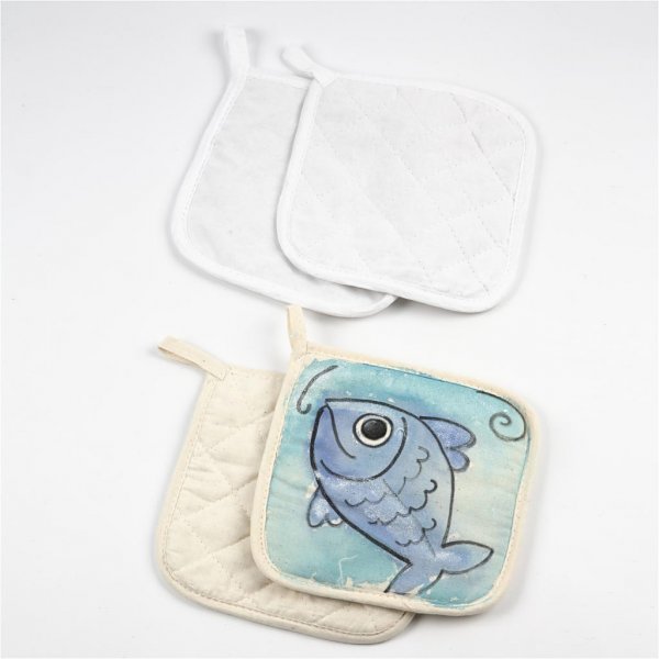 Pannenlappen - lichte natuur - 4 st Pannenlappen - lichte natuur - 4 st